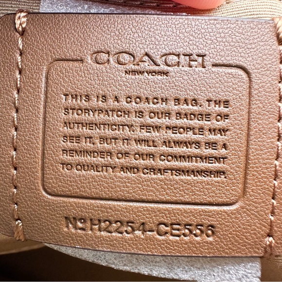 Coach Teri Refined Pebble Leather Convertible Strap Shoulder Bag - Picture 17 of 17